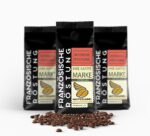 Intensiv und aromatisch frisch gerösteter Kaffee in französischer Röstung