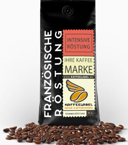 Aromatisch und intensiv frisch gerösteter Kaffee in französischer Röstung