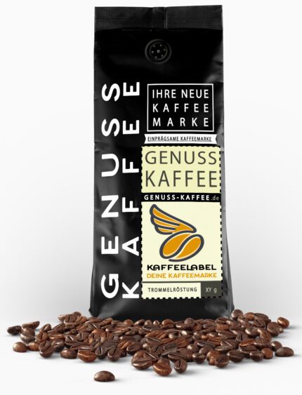 Frisch gerösteter Genuss Kaffee aus der Kaffeerösterei