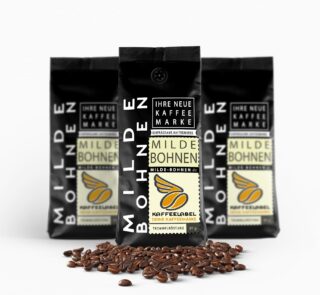 Schonend geröstete milde Bohnen aus der exklusiven Kaffeerösterei