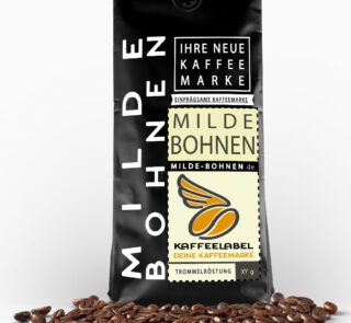 Sanft geröstete milde Bohnen aus der exquisiten Kaffeerösterei
