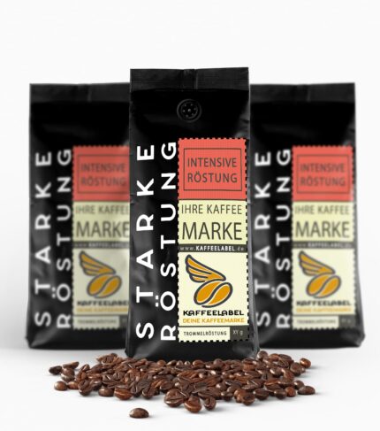 Hochwertiger, stark gerösteter Kaffee STARKER KAFFEE - STARKE RÖSTUNG
