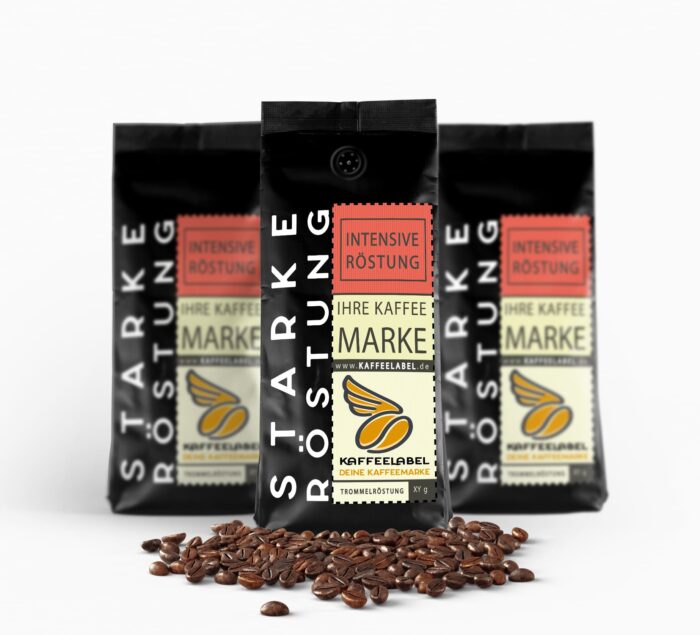 Hochwertiger, stark gerösteter Kaffee STARKER KAFFEE - STARKE RÖSTUNG